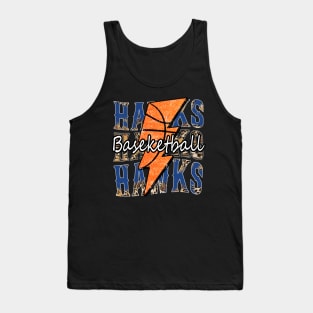 Graphic Basketball Hawks Proud Name Vintage Tank Top